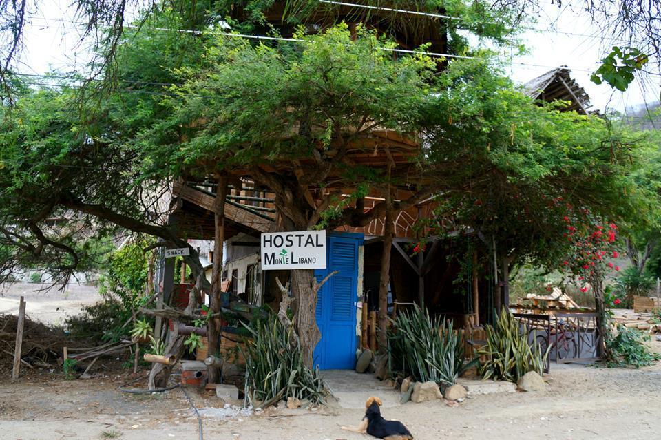 Hostal Monte Libano Puerto López Exterior foto
